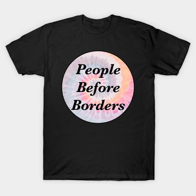 People Before Borders T-Shirt by Football from the Left